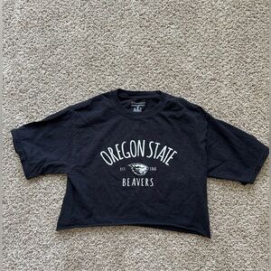 XS Champion Oregon State crop top💛